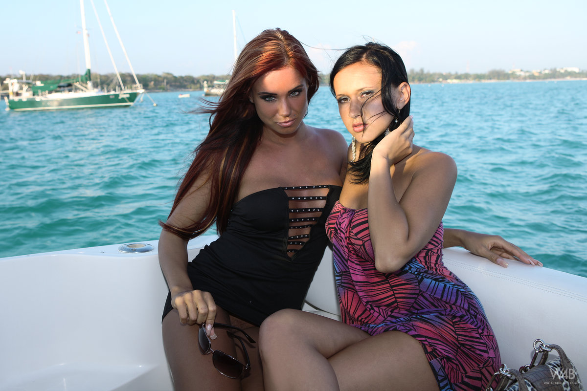 Ashley Bulgari: On a yacht