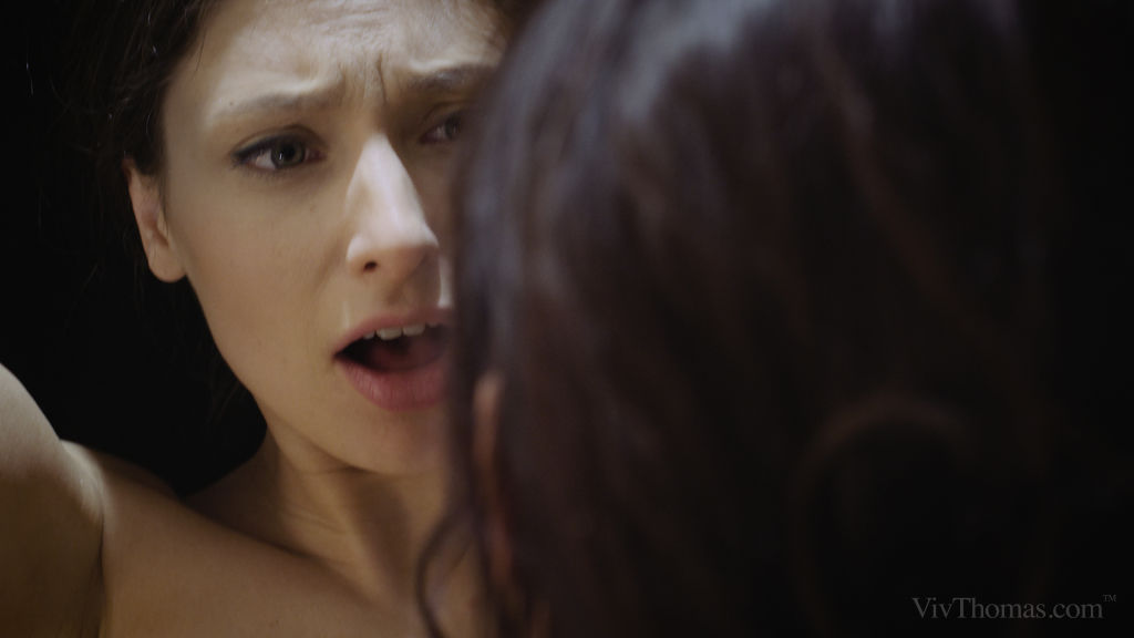 Talia Mint and Anissa Kate take turns in making each other cum