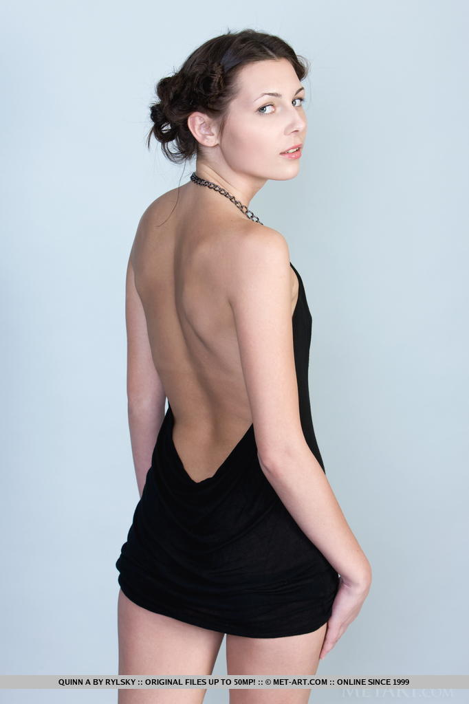 Quinn A puts the T in tiny with her tiny little tits and pussy lips